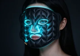 Qcured 72 LED face mask cyan light mode