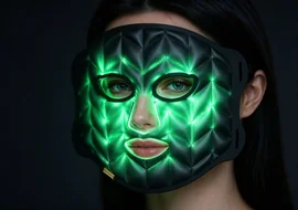 Qcured 72 LED face mask green light mode