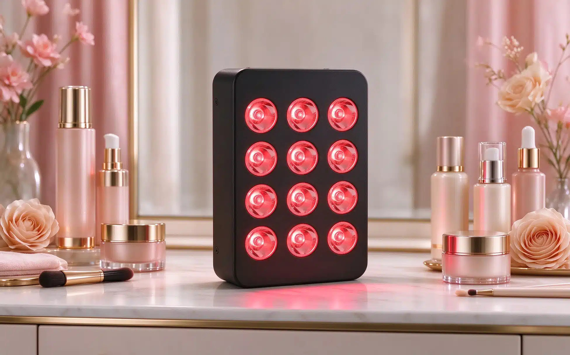 Case study beauty brand red light therapy