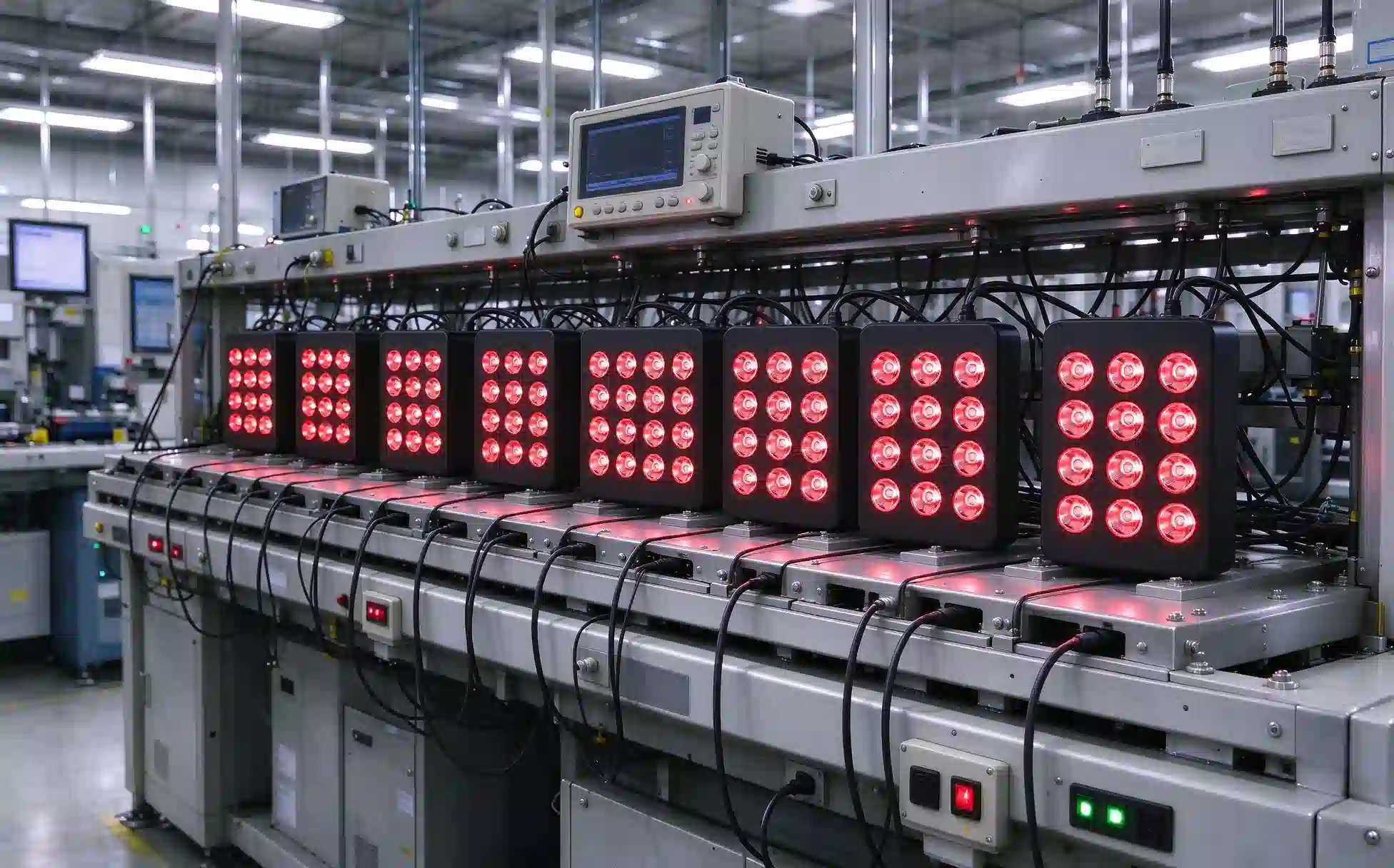 Factory aging burn in test