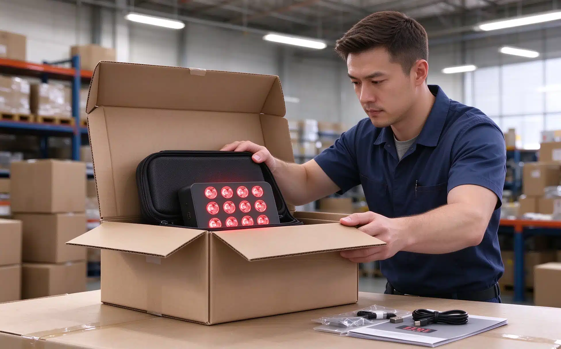 Factory packaging warehouse