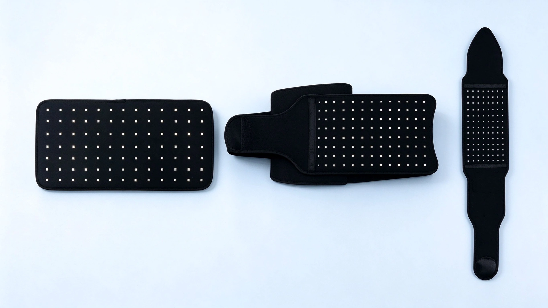 qcured 120 led red light therapy pad family hero