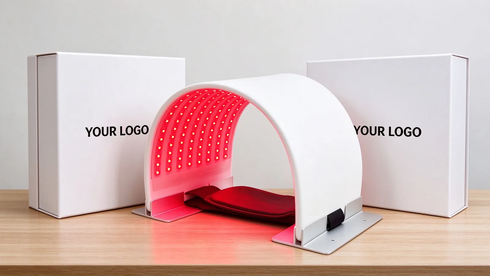 OEM custom logo and packaging options for Qcured PDT device