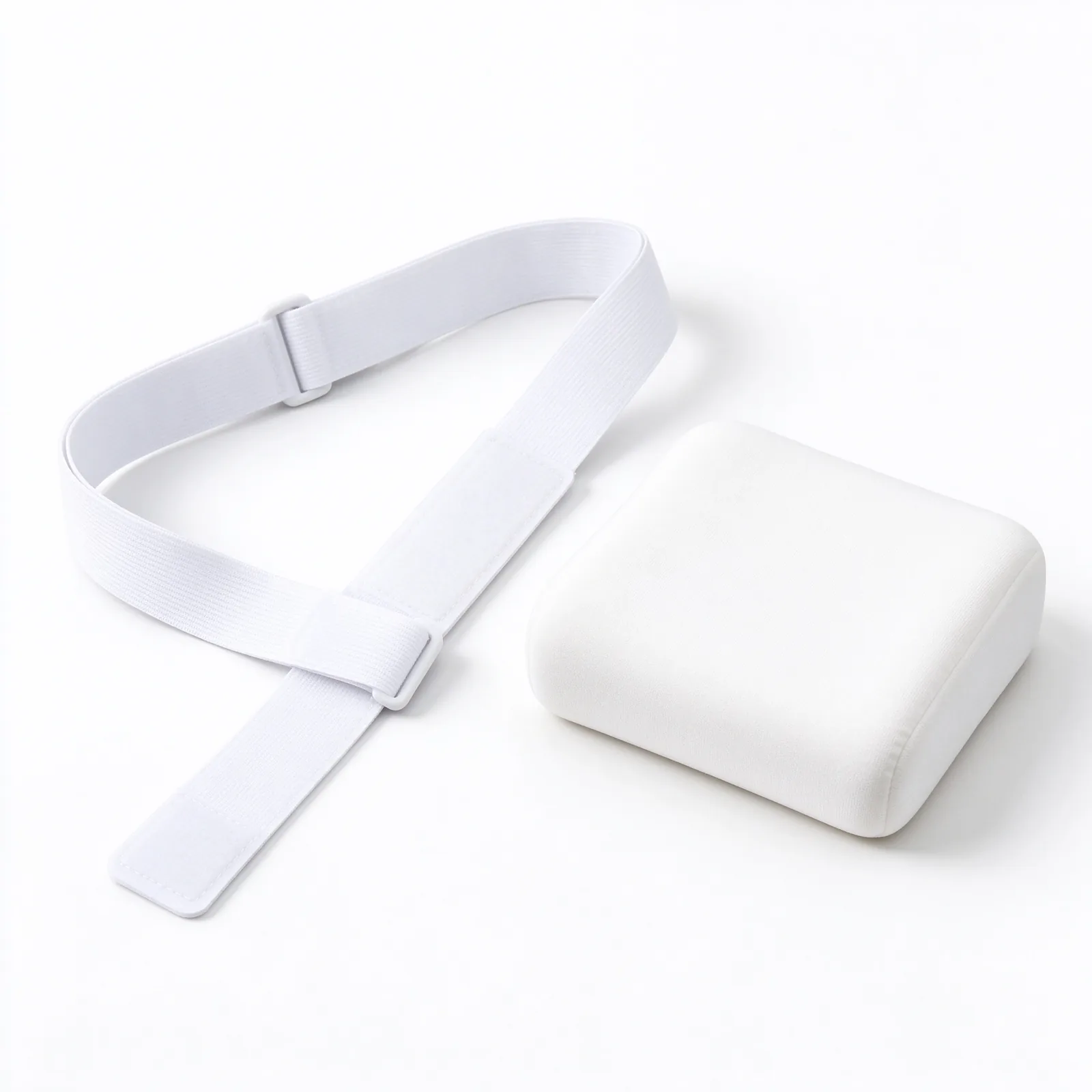 Qcured PDT light therapy device package Adjustable headband strap