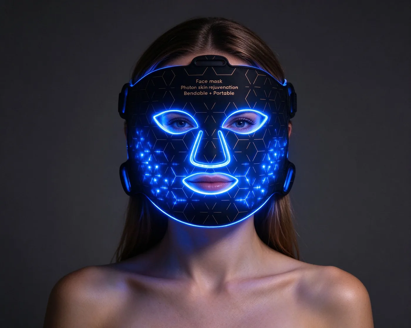 Blue light plus near-infrared 460nm and 850nm mode of the Qcured LED face mask
