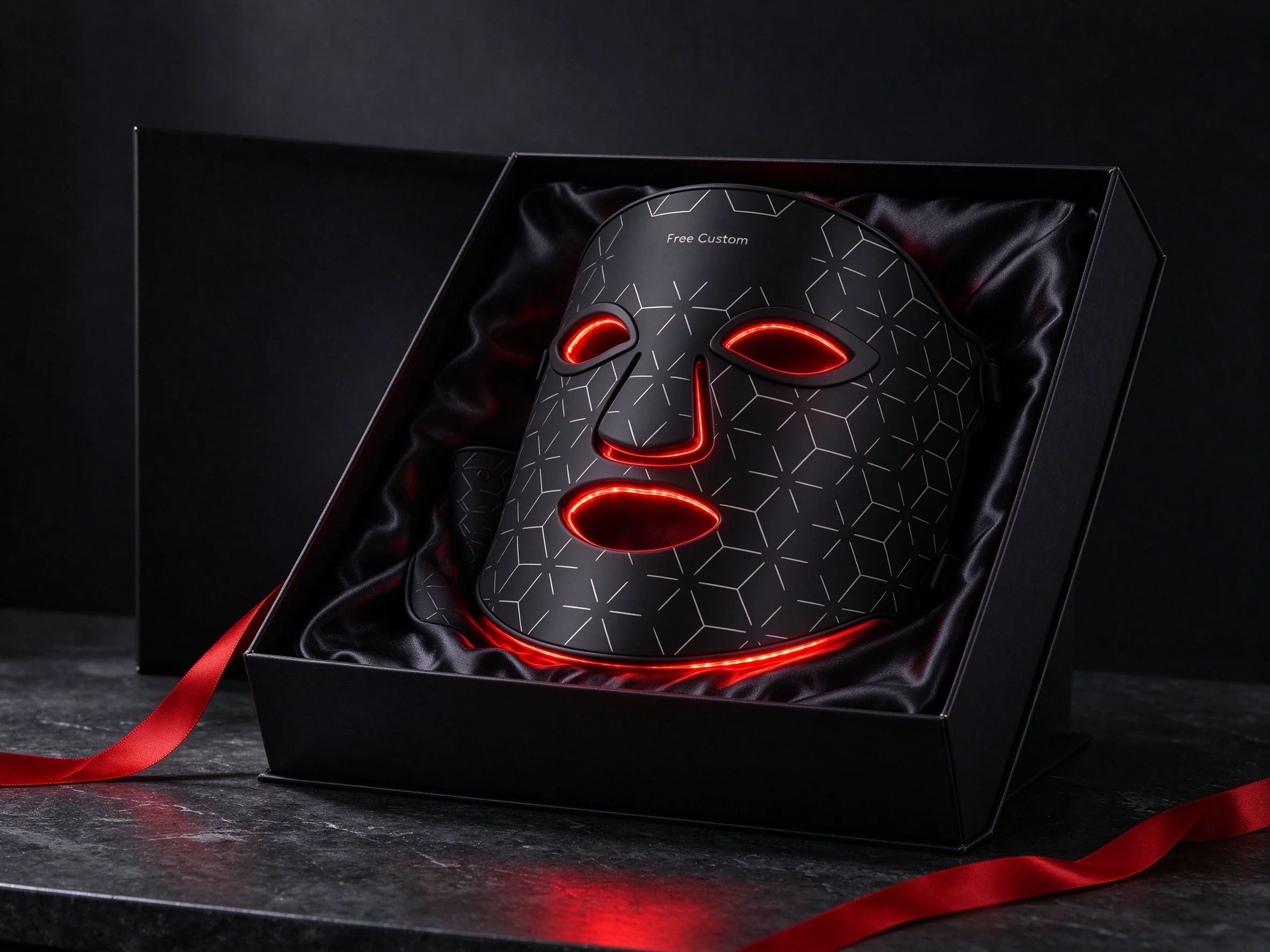Premium unboxing of the mask set