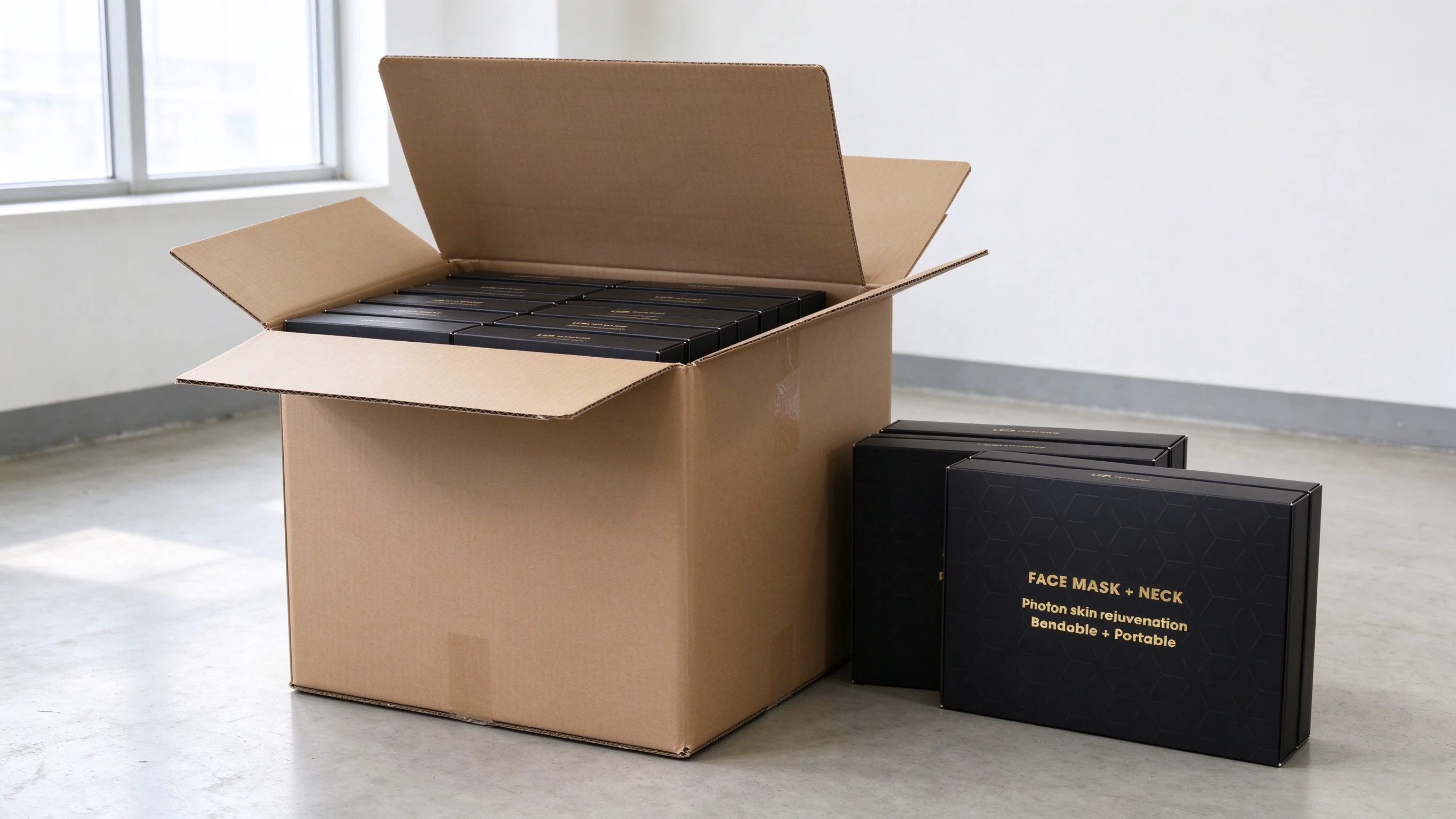 Outer carton with 10 units packed