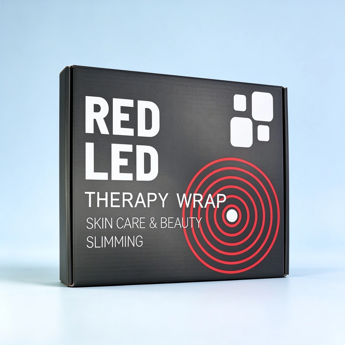 qcured red light therapy wrap gift box