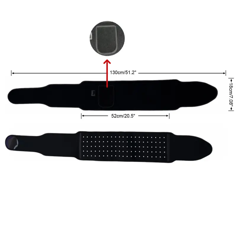 qcured-wd105-130cm-red-light-belt-dimensions